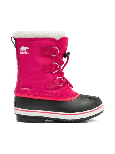 Sorel Yoot Pac Boots In Pink