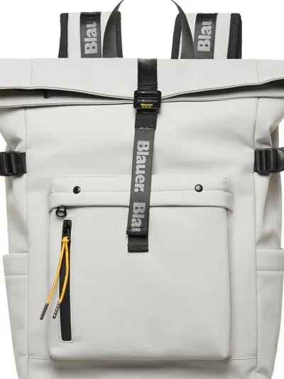 Blauer Roll-top Backpack