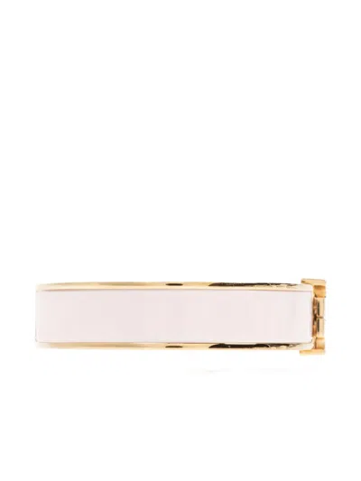 Tory Burch Kira Enamel Gold-tone Bracelet In Gold