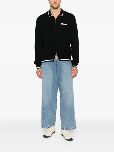 Dickies Lewistown Zip-up Cardigan In Black