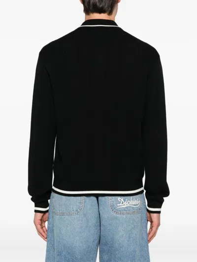 Dickies Lewistown Zip-up Cardigan In Black