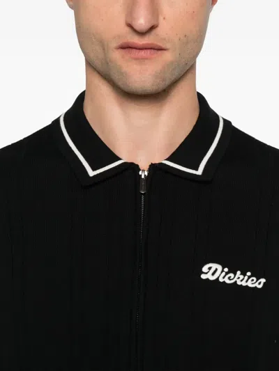 Dickies Lewistown Zip-up Cardigan In Black