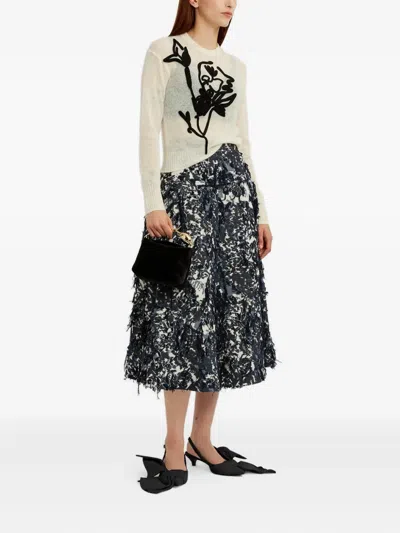 Erdem Floral-motif Crew-neck Sweater