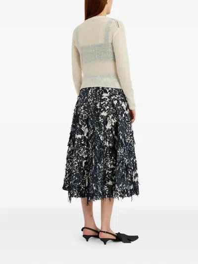 Erdem Floral-motif Crew-neck Sweater