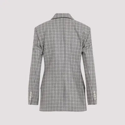 Brunello Cucinelli Double-breasted Virgin Wool Jacket With Check Pattern