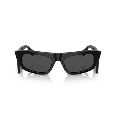 Burberry Palmer Dark Grey Irregular Ladies Sunglasses Be4385 403787 55 In Black