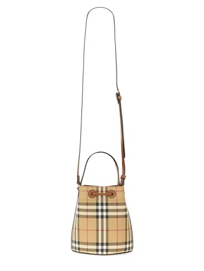 Burberry Check Mini Bucket Bag
