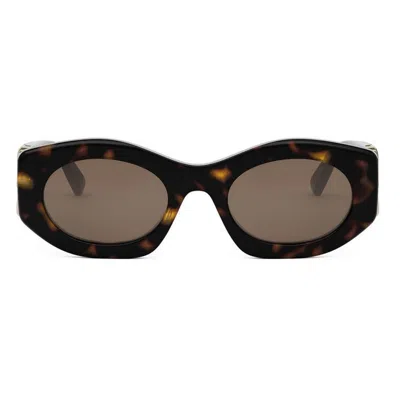 Bvlgari Bulgari Oval Frame Sunglasses
