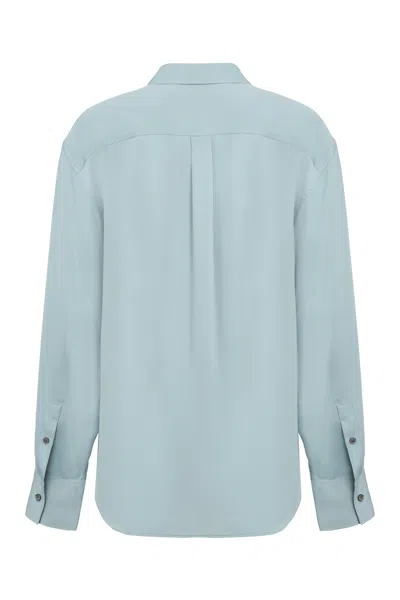 Calvin Klein Long Sleeve Shirt In Blue