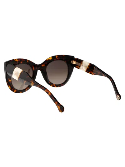 Carolina Herrera Sunglasses In Brown