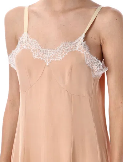 Carven Peony Lingerie Dress With Adjustable Straps
