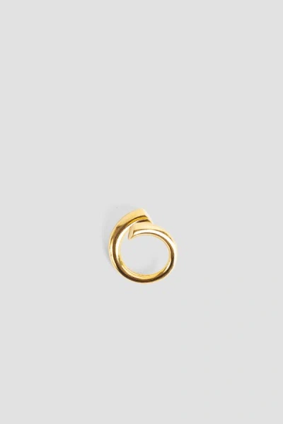 Charlotte Chesnais Bague Biseau In Gold