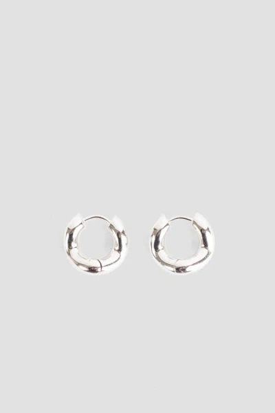 Charlotte Chesnais Boucles D'oreilles Petit Wave In White