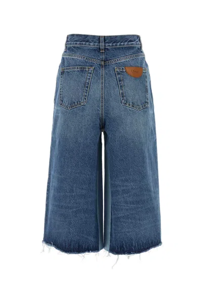Chloé Denim Bermuda Shorts