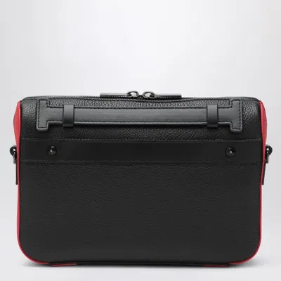 Christian Louboutin Ruisbuddy Black Grained Leather Shoulder Bag