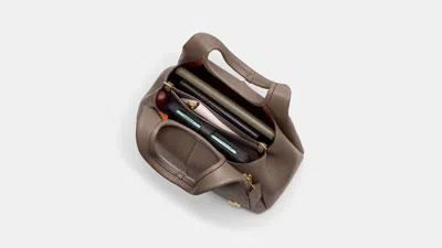 Coach Polished Pebble Leather Lana Shoulder Ba