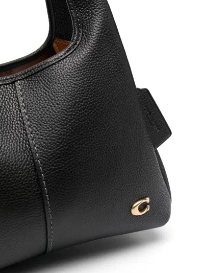 Coach Polished Pebble Leather Lana Shoulder Ba