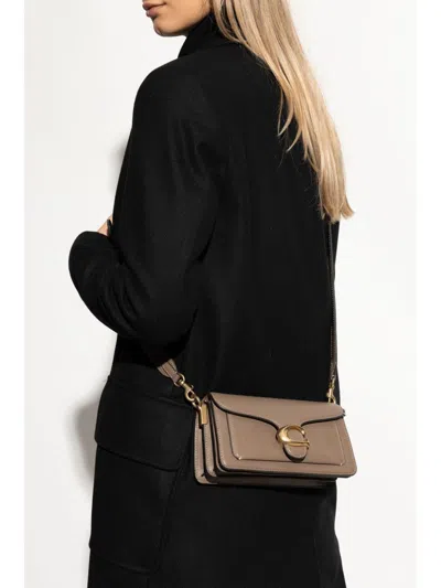 Coach Polished Pebble Leather Tabby Shoulder B