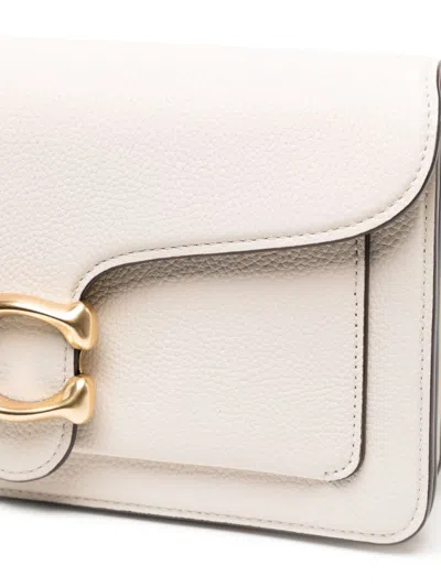 Coach Polished Pebble Leather Tabby Shoulder B