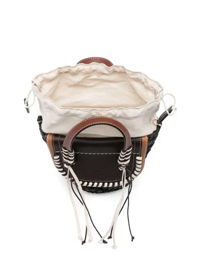 Cuba Lab 'habanera Fringes Ebony' Brown Tote Bag In Neutral