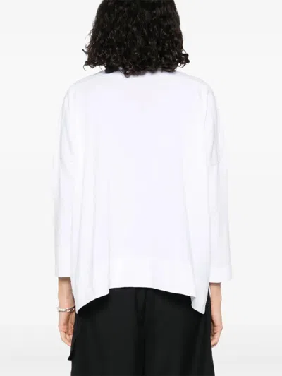 Daniela Gregis Cotton Sweater In White