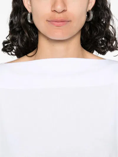 Daniela Gregis Cotton Sweater In White
