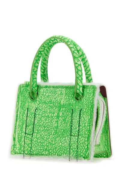 Dentro Borsa A Mano Mini Otto In Pelle Stampata Donna