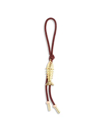 Madewell Fish Bag Charm In Brown