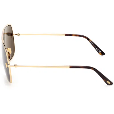 Tom Ford Ft1204 Stavros Sunglasses Gold In Green