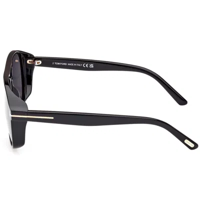 Tom Ford Rosco M Ft1022 01a Navigator Sunglasses In Grey