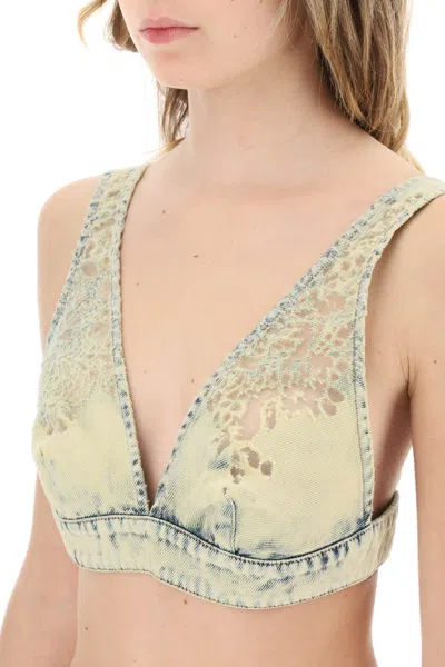 Diesel Women Denim De-janys-fsc Top