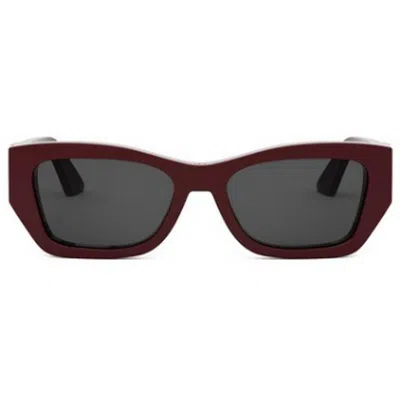 Dior Miss S1i 55mm Square Sunglasses In Burgundy