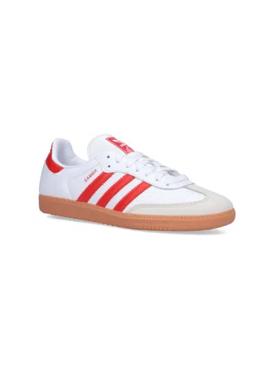 Adidas Originals Low-top Sneakers With Rubber Sole And Stripes