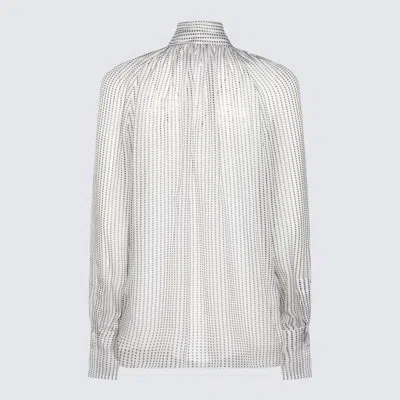 Givenchy Ecru Silk Shirt In Gray