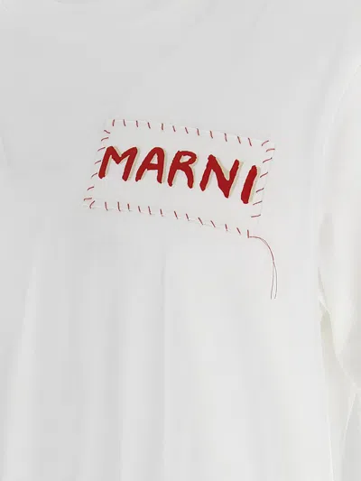Marni Logo Patch Crewneck T-shirt