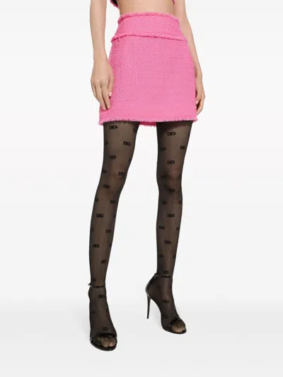 Dolce & Gabbana Wool Blend Mini Skirt