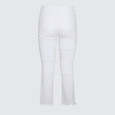 Mother White Cotton Jeans