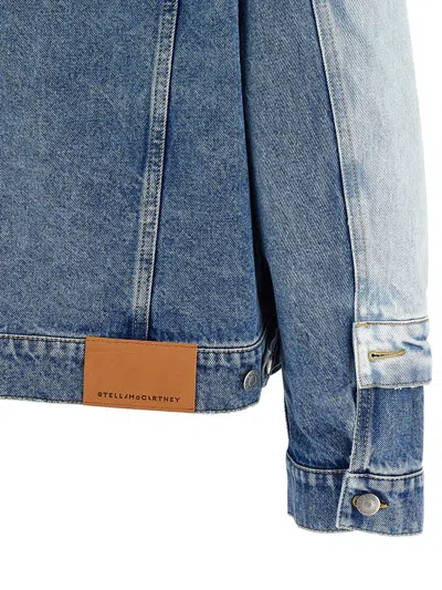 Stella Mccartney Denim Jacket With Contrasting Panel