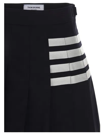Thom Browne '4 Bar' Skirt In Black