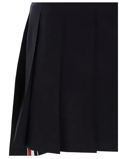 Thom Browne '4 Bar' Skirt In Black