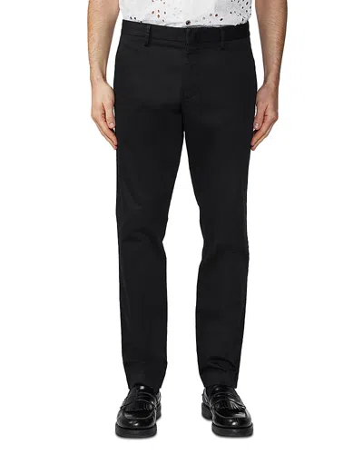 Nn07 Theo 1420 Tailored Fit Chino Pant In Black