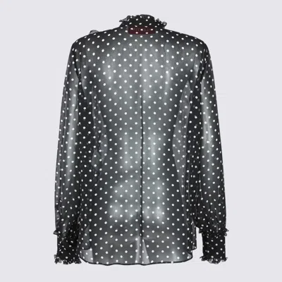 Valentino Women Polka Dot Silk Shirt