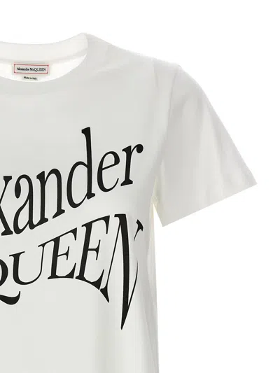 Alexander Mcqueen Alexander Mc Queen Logo Print T Shirt In White