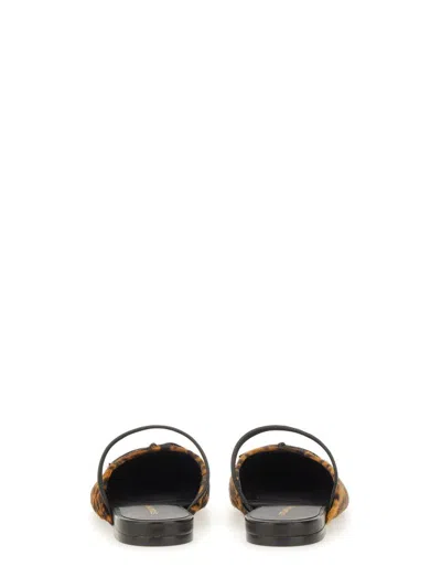 Stuart Weitzman Ballerina Mule First Bow In Brown