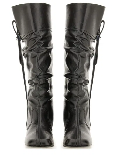 Ganni Slouchy Boot "butterfly" In Black