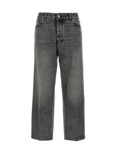 Haikure Wide-leg Mid-rise Jeans In Blue