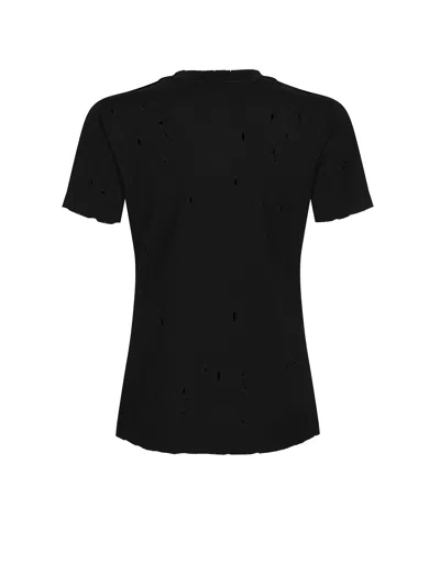 Dolce & Gabbana Worn Effect T-shirt In Black