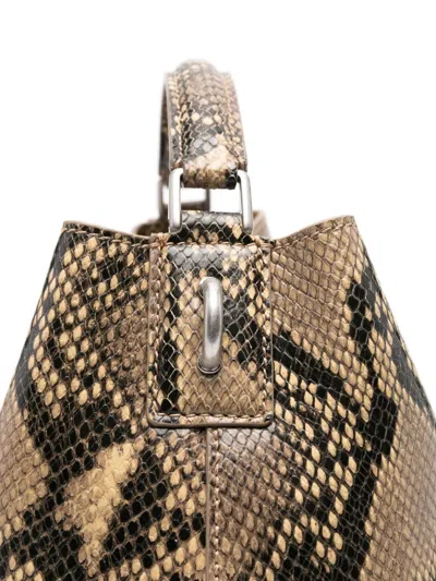 Dries Van Noten Matt Python Medium Tote Bag Bags
