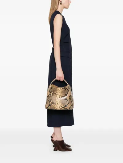Dries Van Noten Matt Python Medium Tote Bag Bags