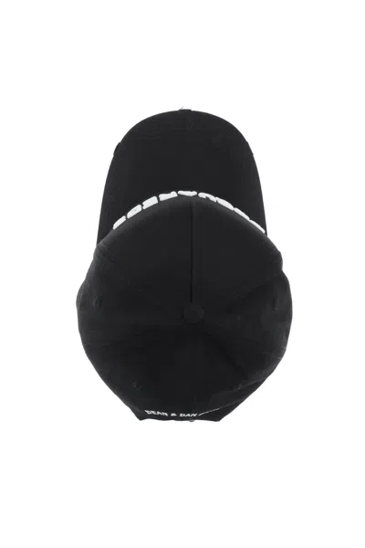 Dsquared2 Black Cotton Baseball Cap